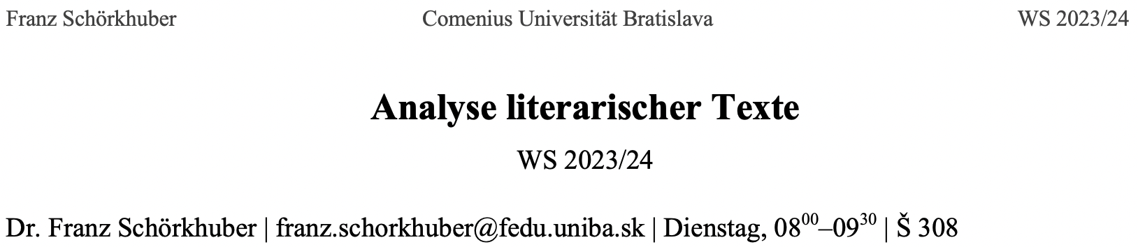 2025/2026 Analyse literarischer Texte - Schörkhuber